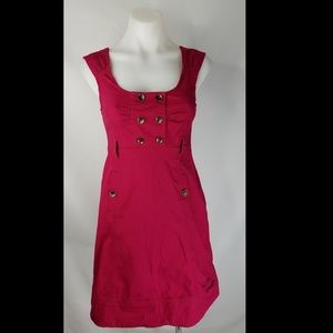 MAEVE ANTHROPOLOGIE overalls buttons skirt dress